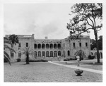 Back exterior view of New College library formerly the home of Charles Ringling by New College of Florida