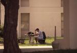 Studying Outside Library, Fall 1999 by New College of Florida