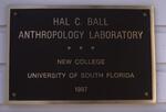 Anthropology Studio Sign, April 1987 by New College of Florida