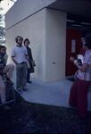 Students in Front of Natural Sciences, Brad Rawlings in Background, January 1977 by New College of Florida