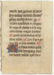 Book of Hours (England, mid-14th century), Folio 1 of 2
