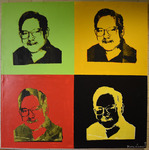Unknown Portrait of a Man in Four Parts by Marina Williams