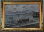 Coastal Scene at Twilight by unknown