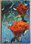 Abstract Still Life with Roses by unknown