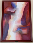 Abstract Human Face by M.H. White (Meredith Michal Hawkins Carlson) (American 1961–2005)