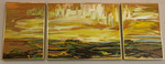 Abstract Landscape Triptych by Catherine Jones-Davies (American)