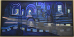 Urban Night Scene by unknown