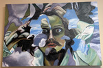 Abstracted Portrait of a Man by unknown