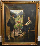 Alp Visit by Emil Rau (German 1858–1937)