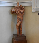 Abstract Sculpture of Three Figures by Jack Cartlidge (American 1924–2006)